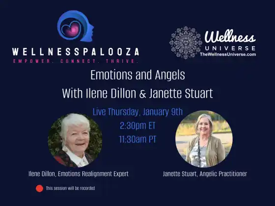 Wellnesspalooza 2025 Эмоции и ангелы с Айлин Диллон и Джанет Стюарт