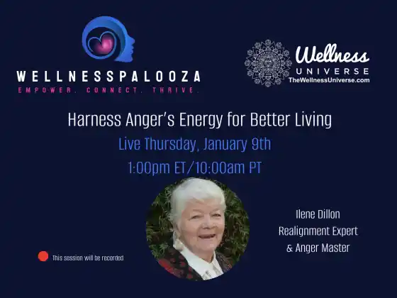 Wellnesspalooza 2025 Используйте энергию гнева для лучшей жизни с Айлин Диллон